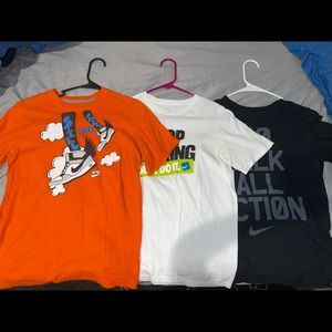 3 Nike shirts